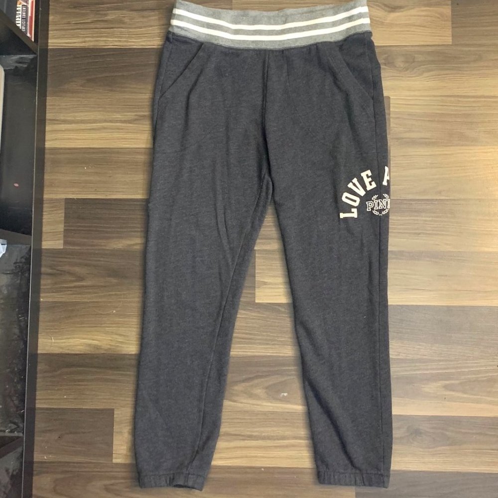 PINK Grey Comfort Jogging Pants